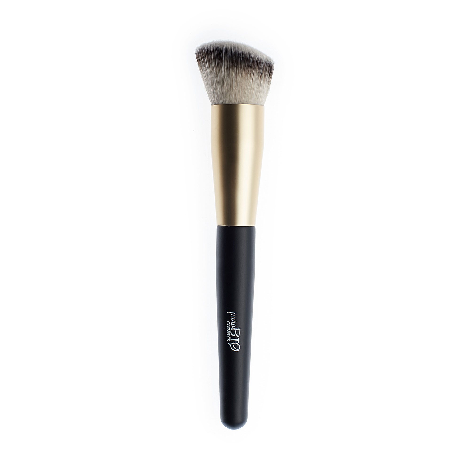 Пензель для рум'ян та бронзера PuroBio Cosmetics Brush No 11, синтетичний ворс, 1 шт